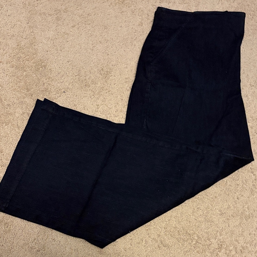 dark blueTall Wide-Leg Pants